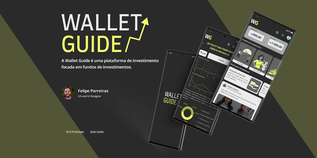 Wallet Guide app screens